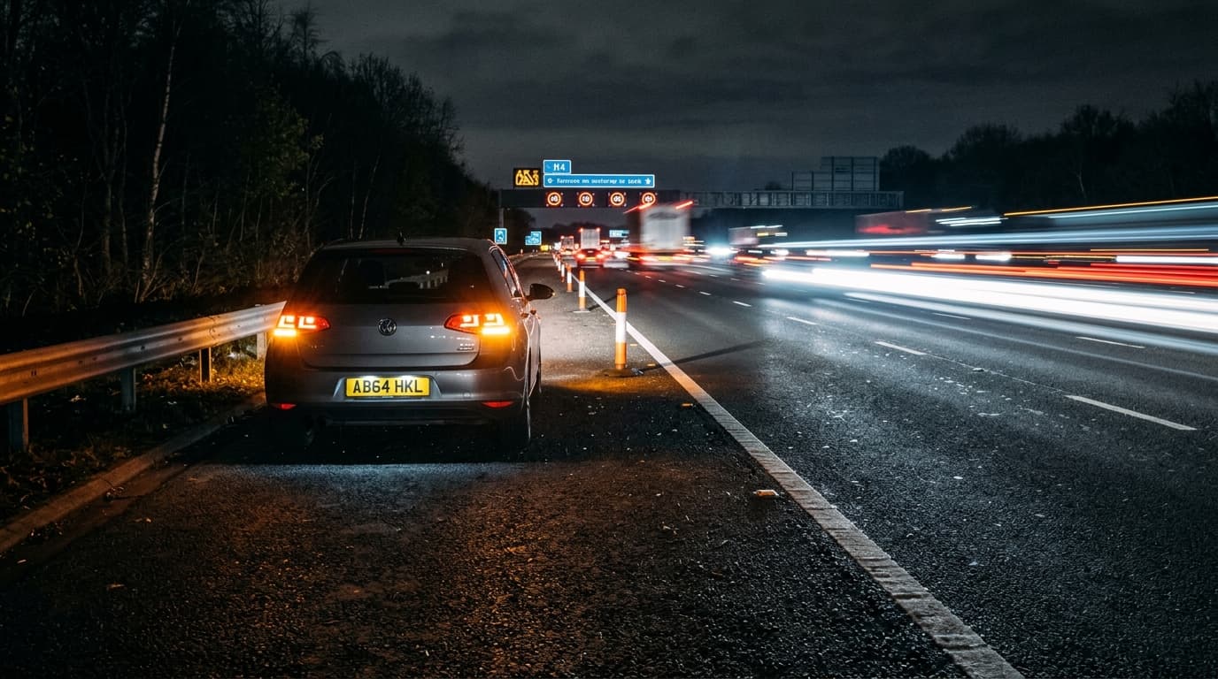 What to Do If Your Car Breaks Down on a Motorway at Night