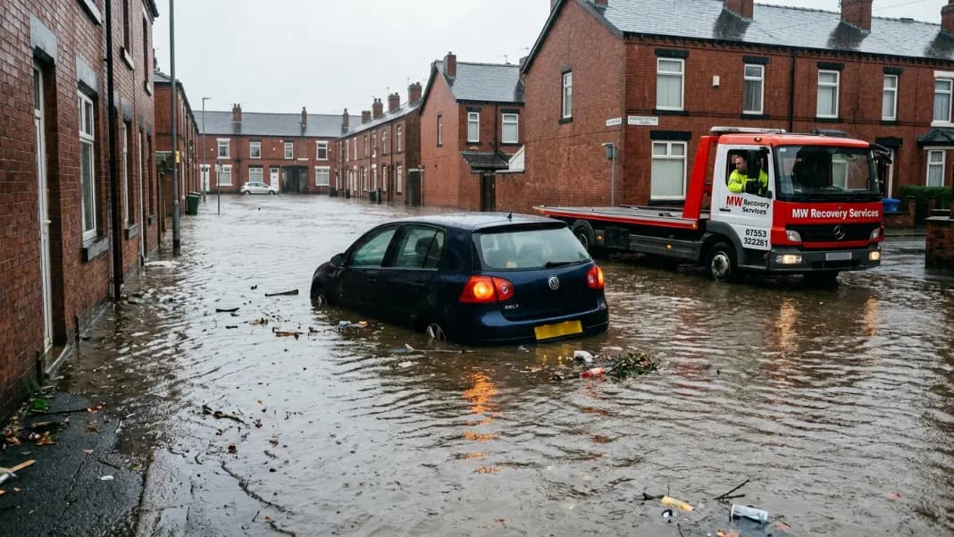 Flood Damaged Car Recovery Manchester: What to Do After Your Car Gets Waterlogged Flood Damaged Car Recovery Manchester: What to Do After Your Car Gets Waterlogged