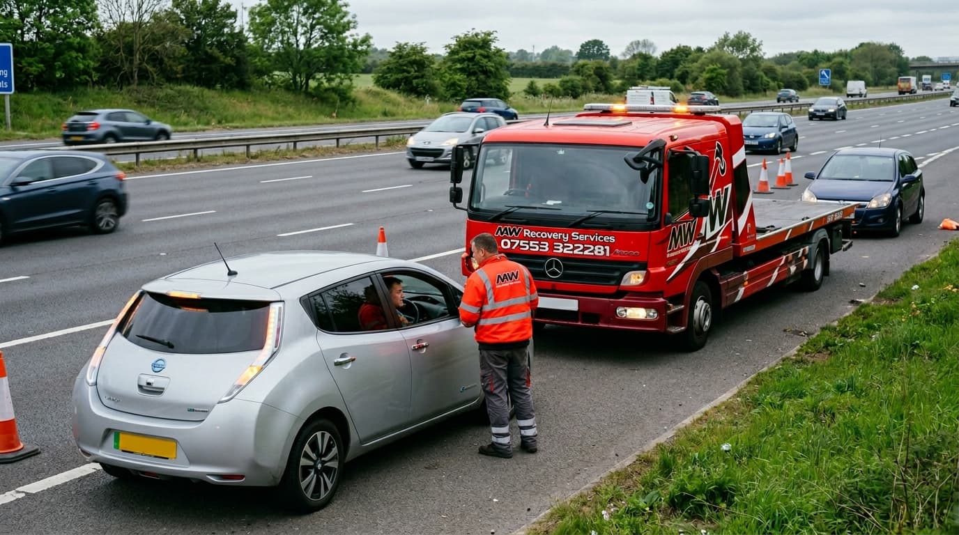 What Happens When Your Electric Car Runs Out of Charge on the Motorway? What Happens When Your Electric Car Runs Out of Charge on the Motorway?