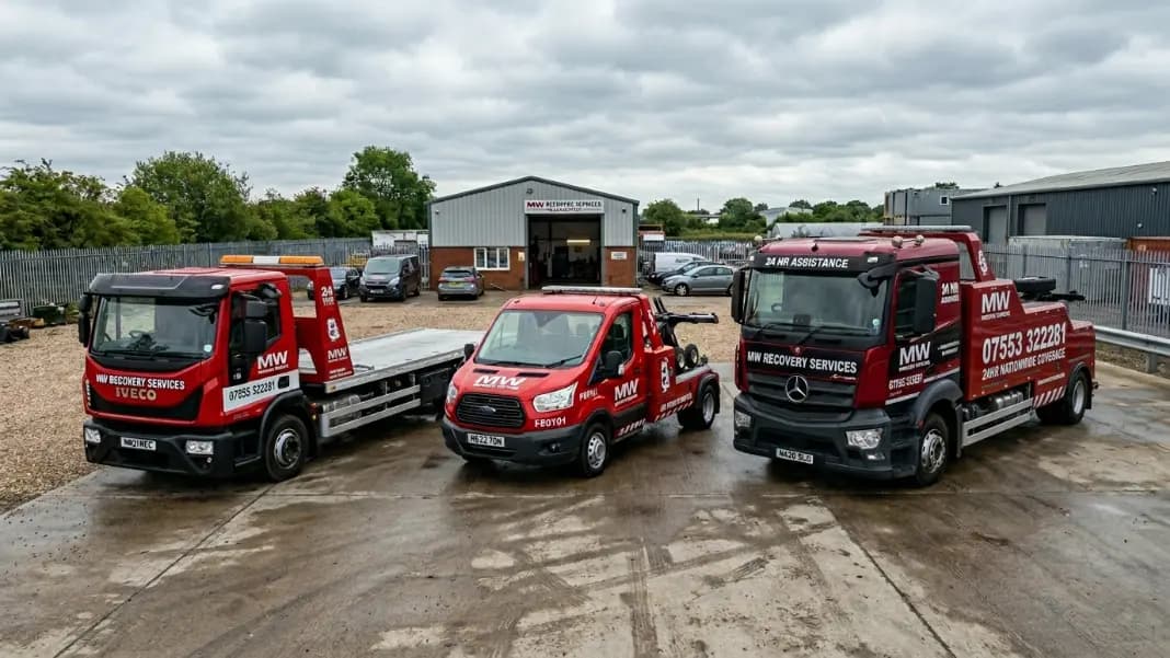 Recovery Truck Types Explained: Flatbed, Wheel-Lift, and Tilt and Slide Recovery Truck Types Explained: Flatbed, Wheel-Lift, and Tilt and Slide