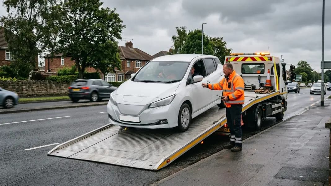 EV Flatbed Recovery: No Wheel-Lift on Electric Cars